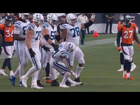 Nyheim Hines HEAD INJURY &amp; struggles to walk after taking huge hit