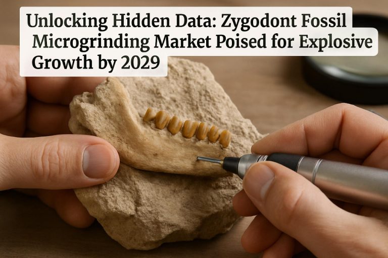 Entschlüsselung versteckter Daten: Markt für Zygodont-Fossil-Mikrovermahlung bereit für explosives Wachstum bis 2029 (2025)